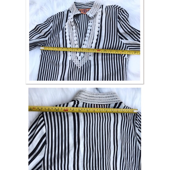 Tory Burch Striped Print Tunic - Picture 5 of 8